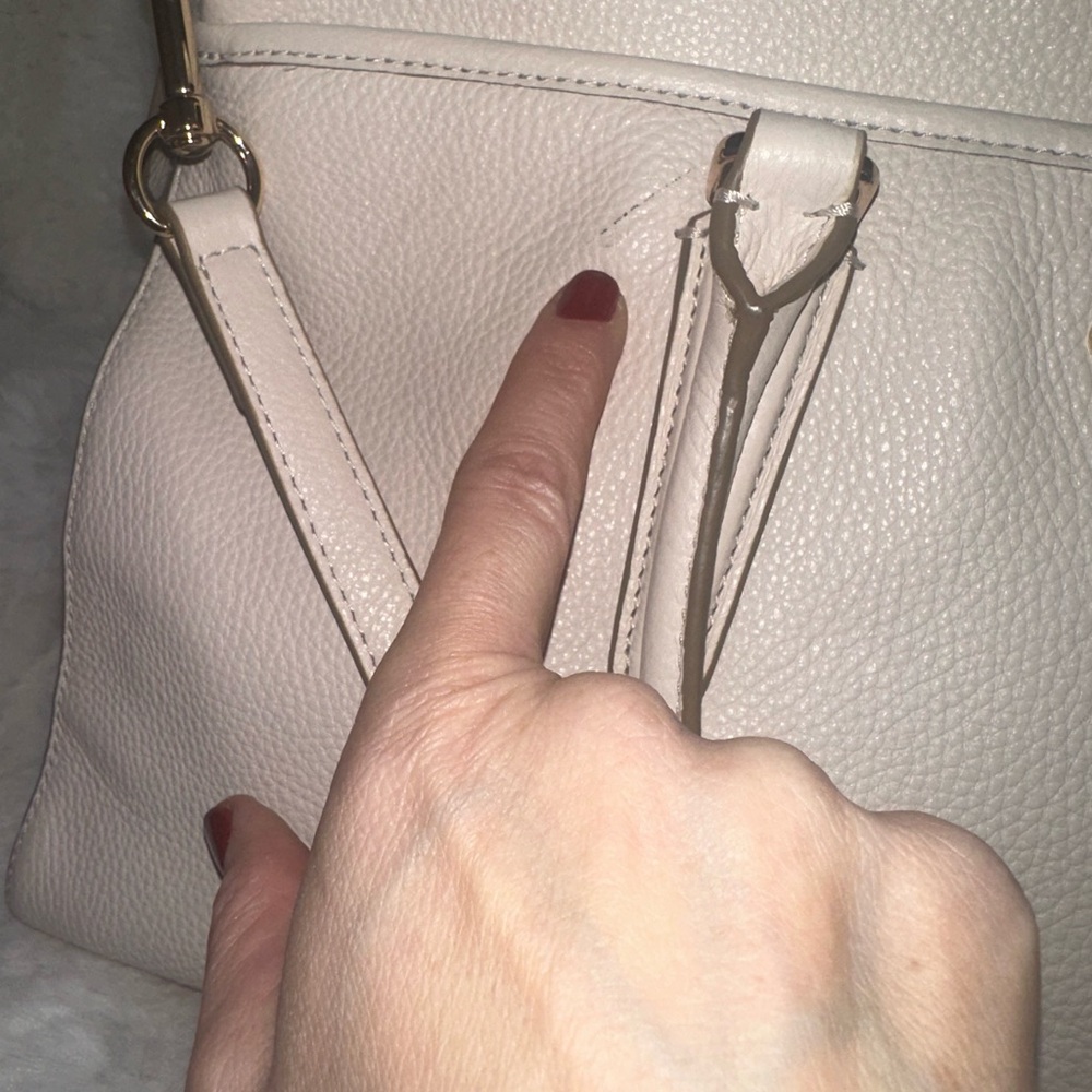 COACH MORGAN SATCHEL IN PEBBLE  SUEDE
LEATHER - Picture 5 of 11